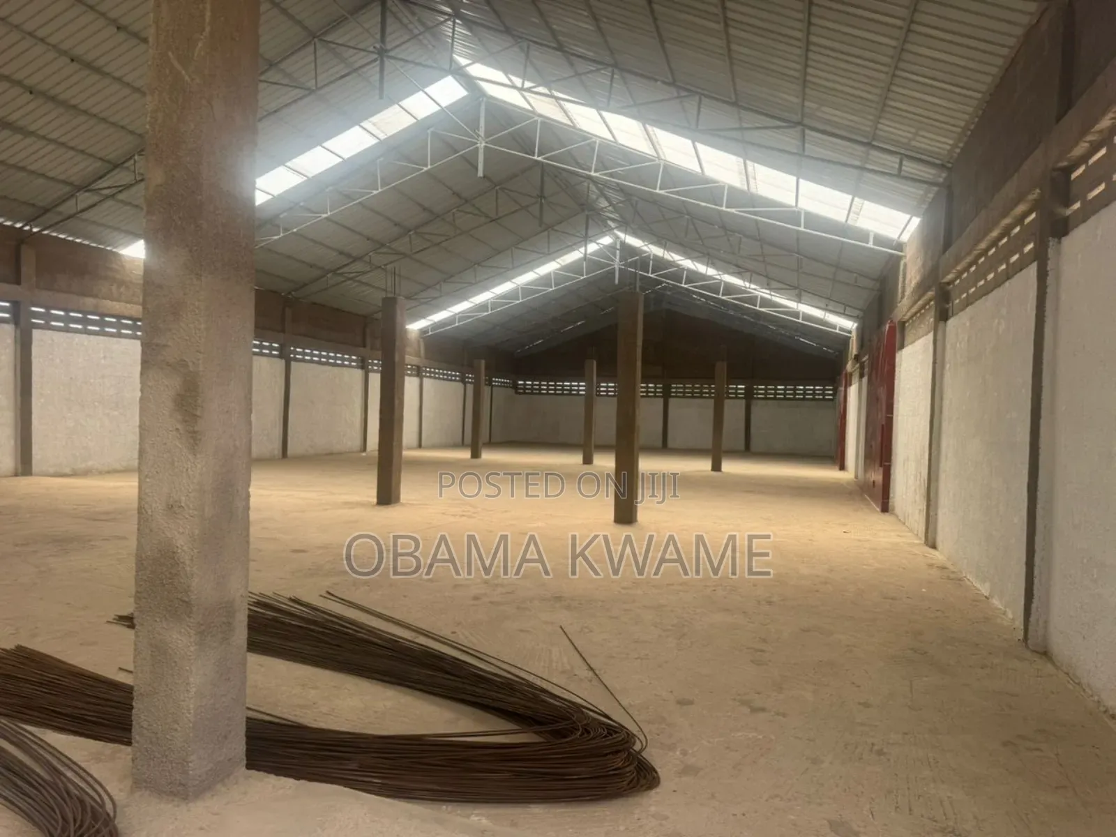 1000 SQM Warehouse for Rent at Weija