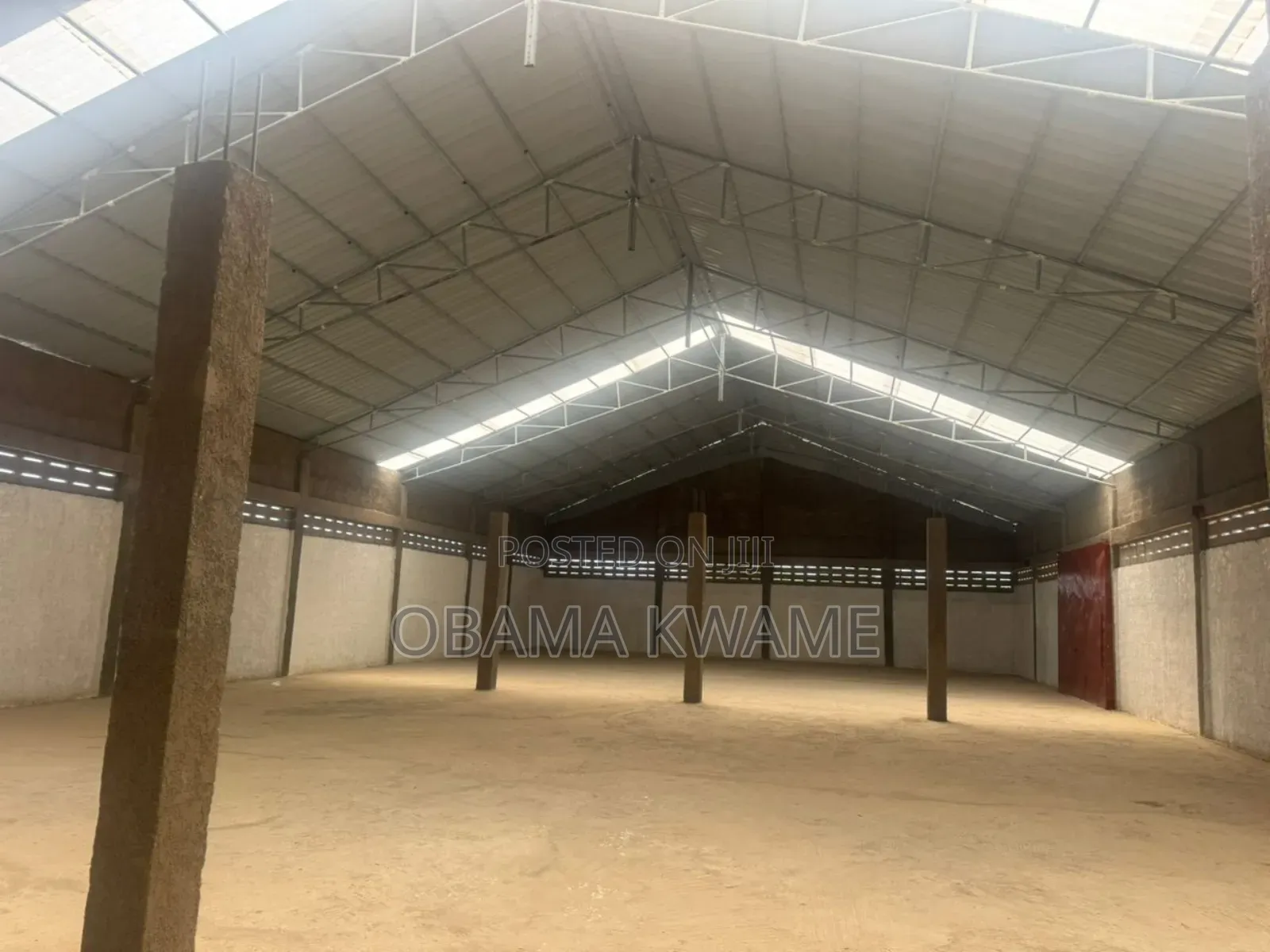 1000 SQM Warehouse for Rent at Weija