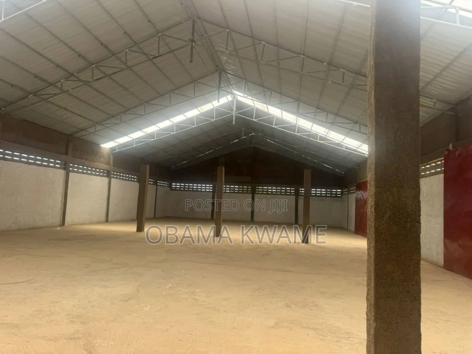 1000 SQM Warehouse for Rent at Weija