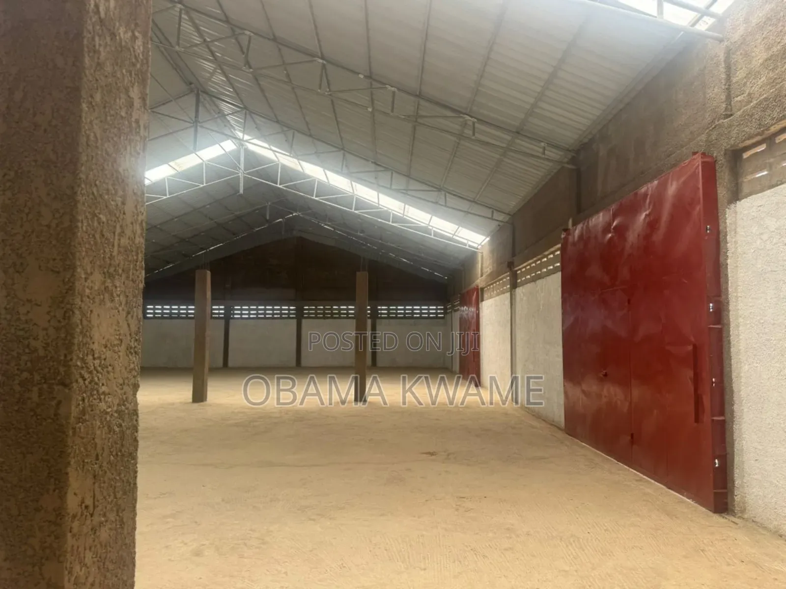 1000 SQM Warehouse for Rent at Weija
