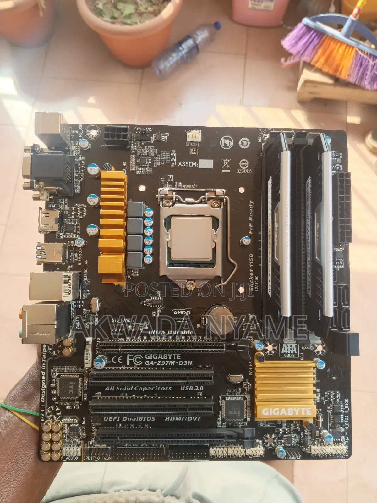 Gigabyte Ga-Z97m-D3h With I5 4th Gen Processor