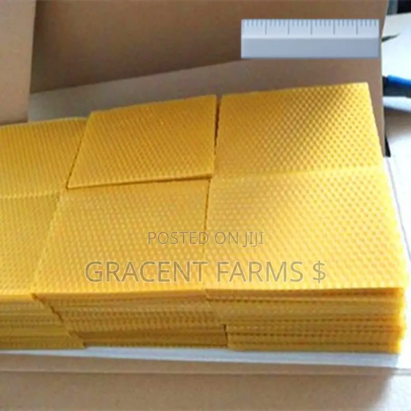 13.3 X 9cm Beeswax Foundation Sheet