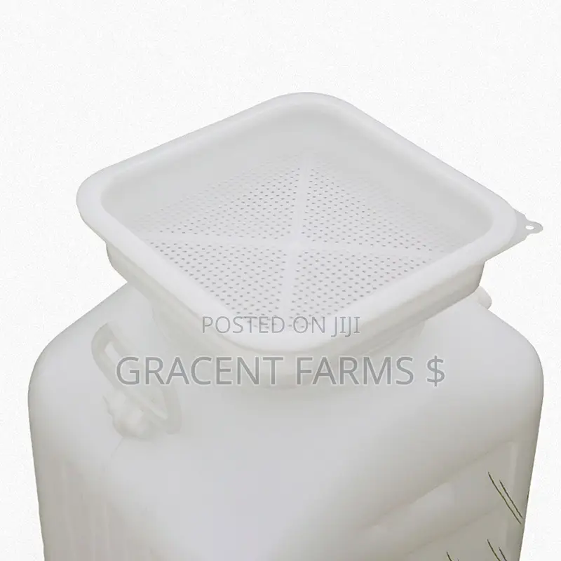 Double Screen Plastic Honey Funnel Strainer