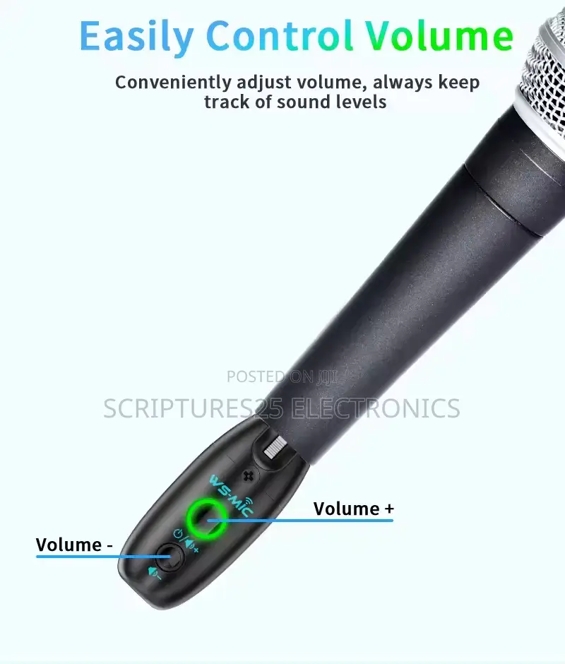 Wireless Microphone Jack – Hd Sound for Mixer, Mobile Pc Recording