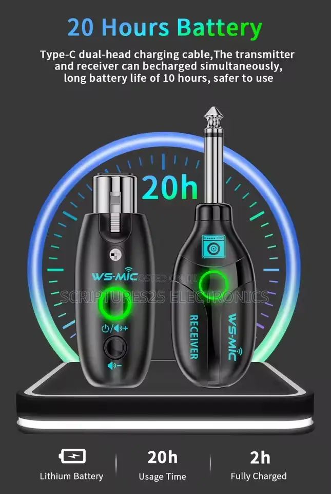 Wireless Microphone Jack – Hd Sound for Mixer, Mobile Pc Recording