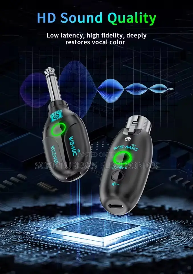 Wireless Microphone Jack – Hd Sound for Mixer, Mobile Pc Recording