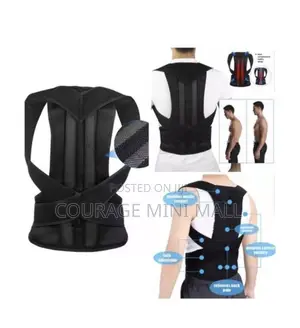 Adjustable Back and Lumbar Posture Support Belt for Men and Women