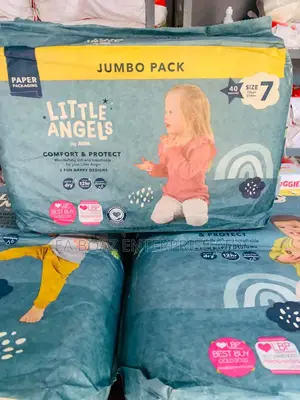Little Angel Baby Diapers Size 7 , 3-5 Years