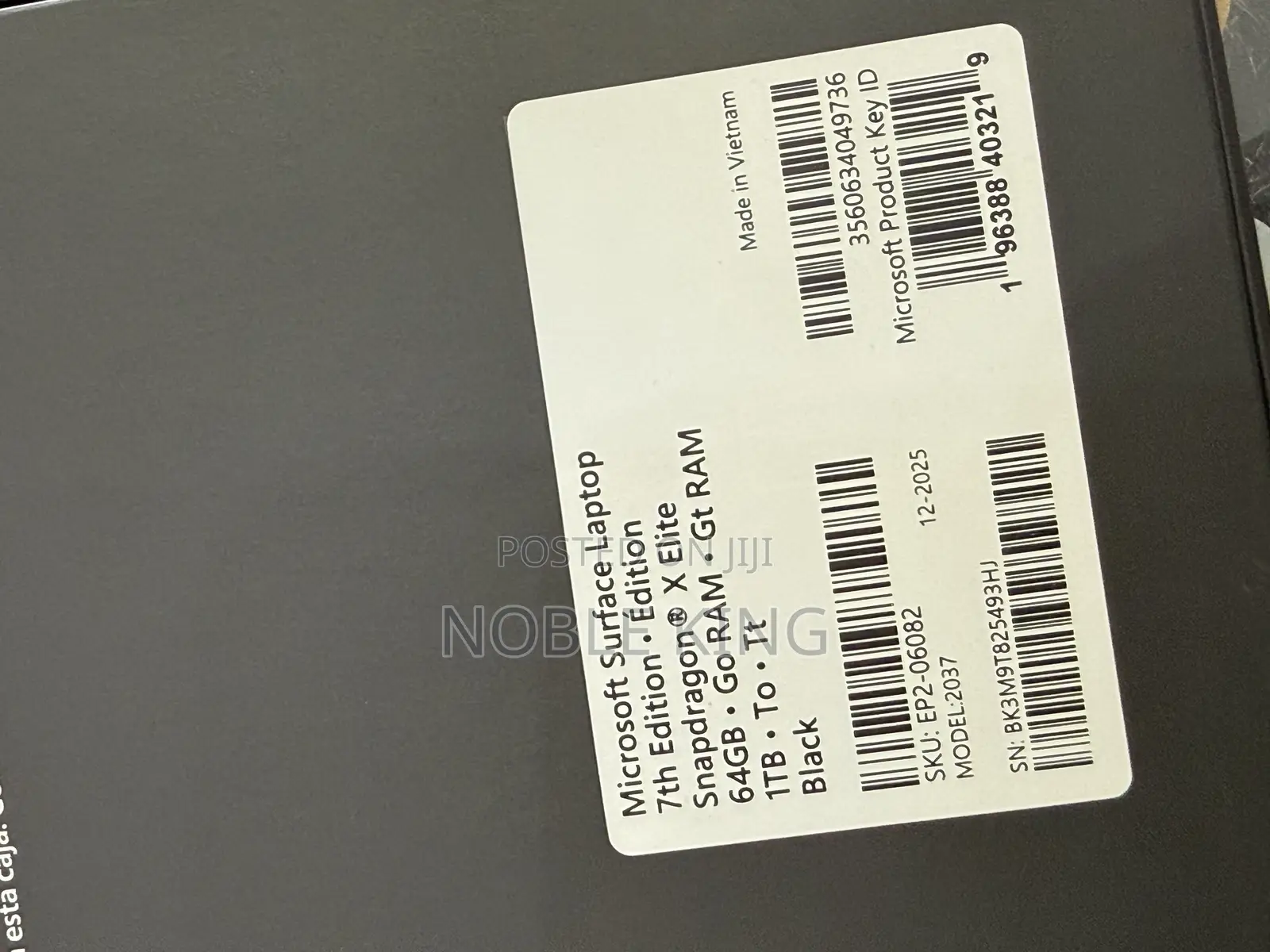 New Microsoft Surface Laptop 7 64GB Qualcomm Snapdragon X Elite SSD 1T