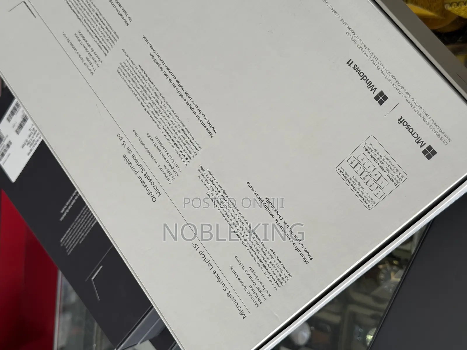 New Microsoft Surface Laptop 7 16GB Qualcomm Snapdragon X Elite SSD 1T