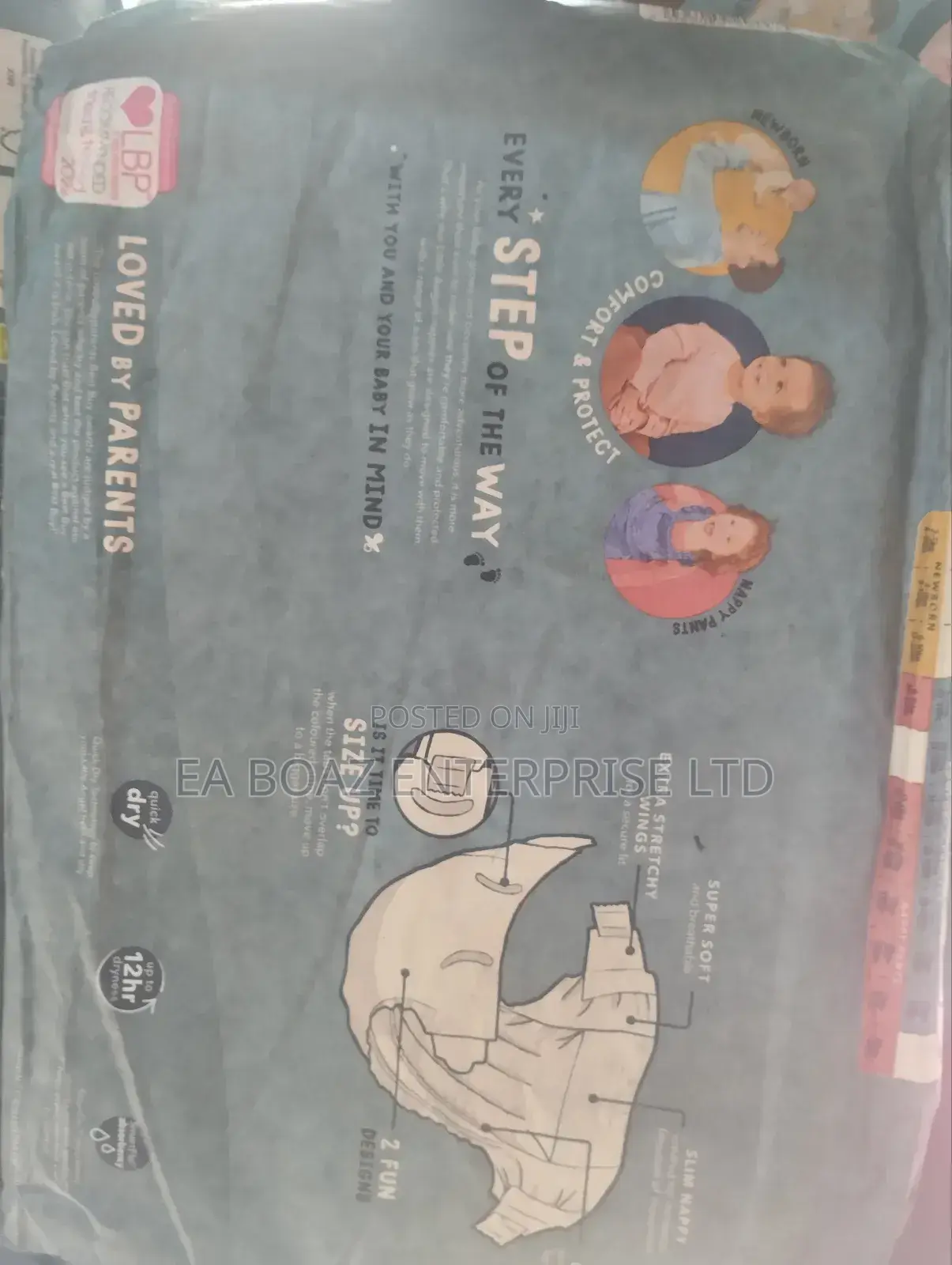 Little Angel Baby Diapers Size 7 , 3-5 Years