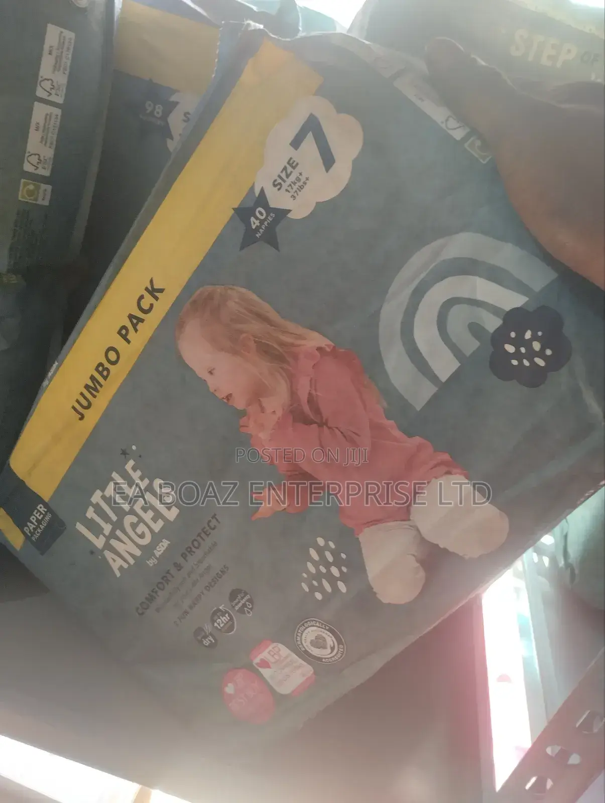 Little Angel Baby Diapers Size 7 , 3-5 Years