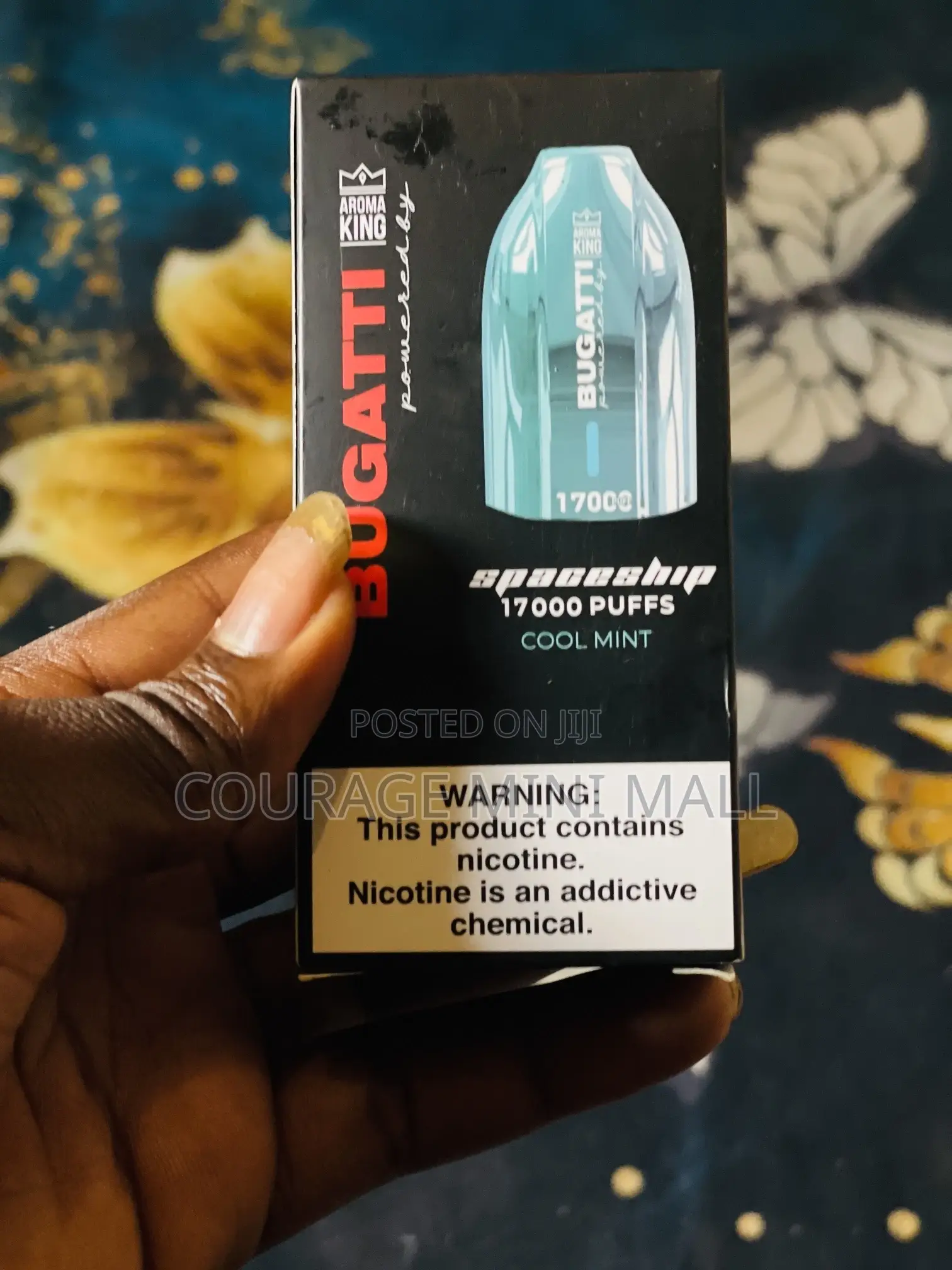 17000 Puffs Rechargeable Shisha/ Vape Buggati Vapes
