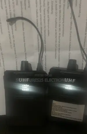 Uhf Wireless Head Mount Microphone 2 In 1