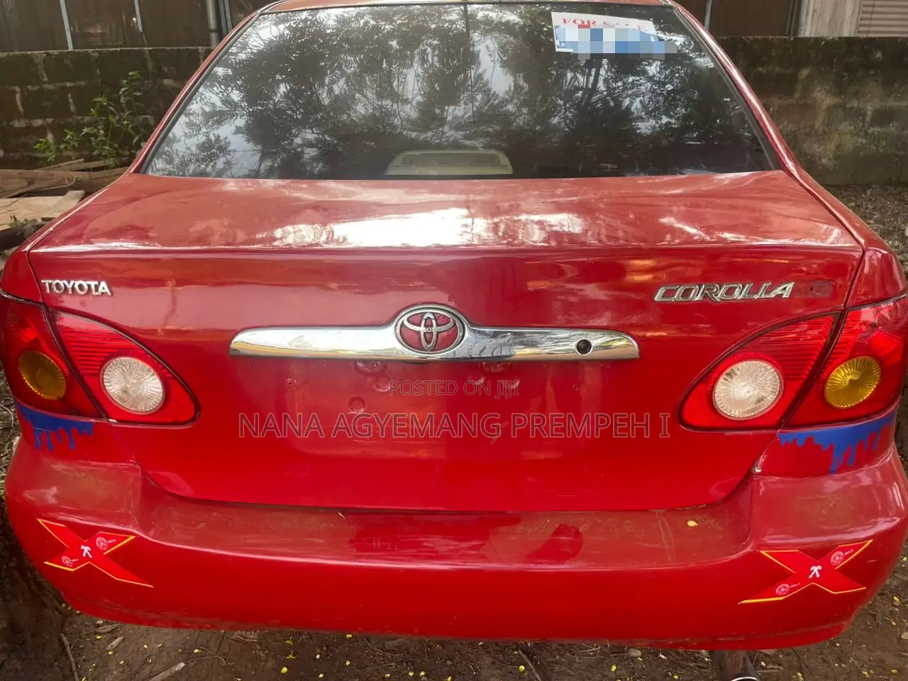 Toyota Corolla LE 2007 Red