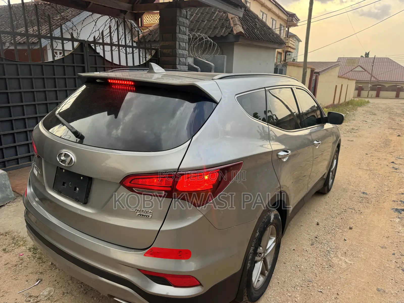 Hyundai Santa Fe Limited Ultimate AWD 2017 Gray