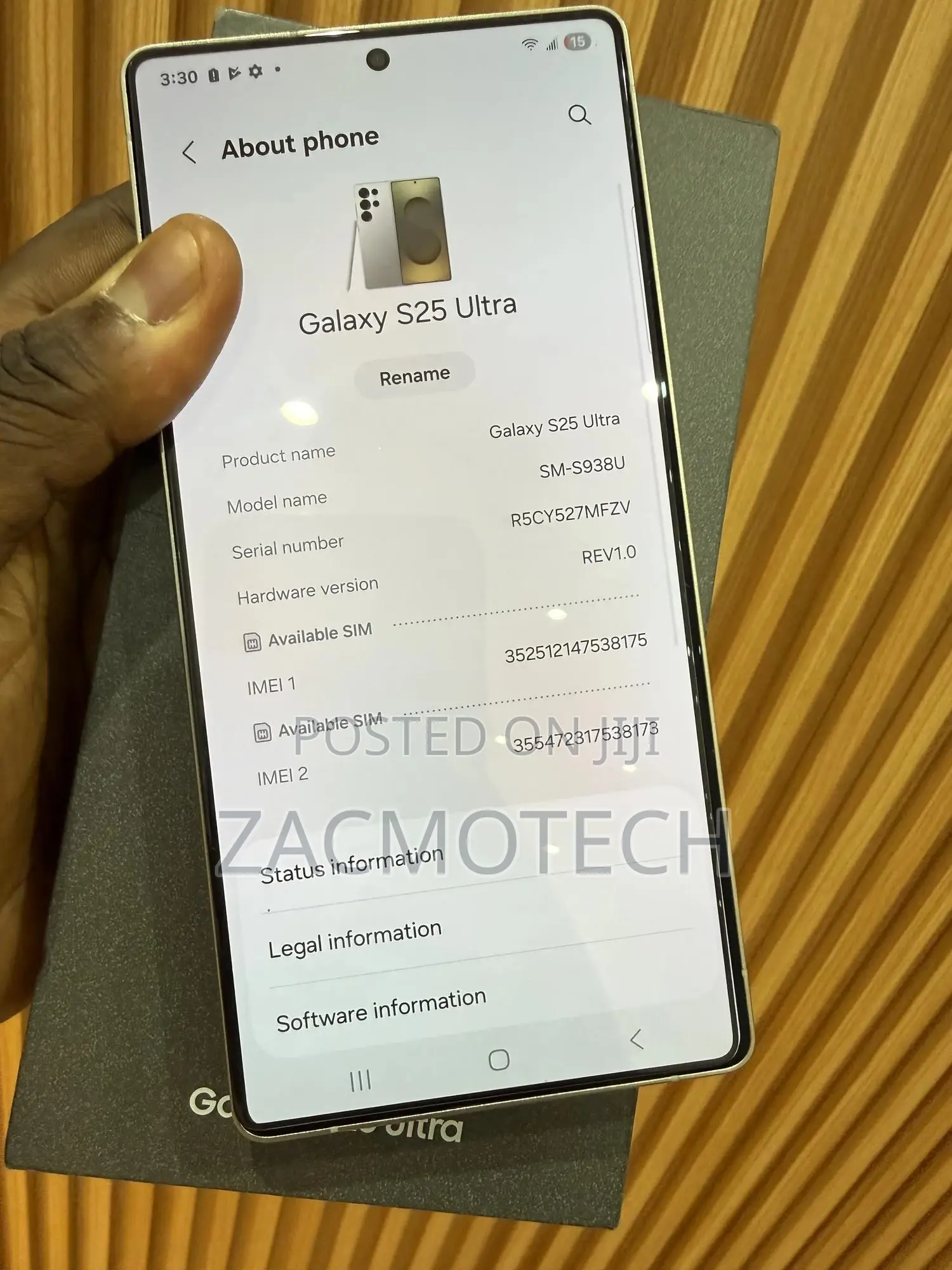 Samsung Galaxy S25 Ultra 256 GB Silver