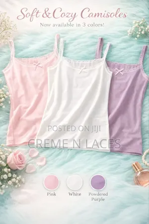 Cotton Vest Set for Girls - 3 Pieces