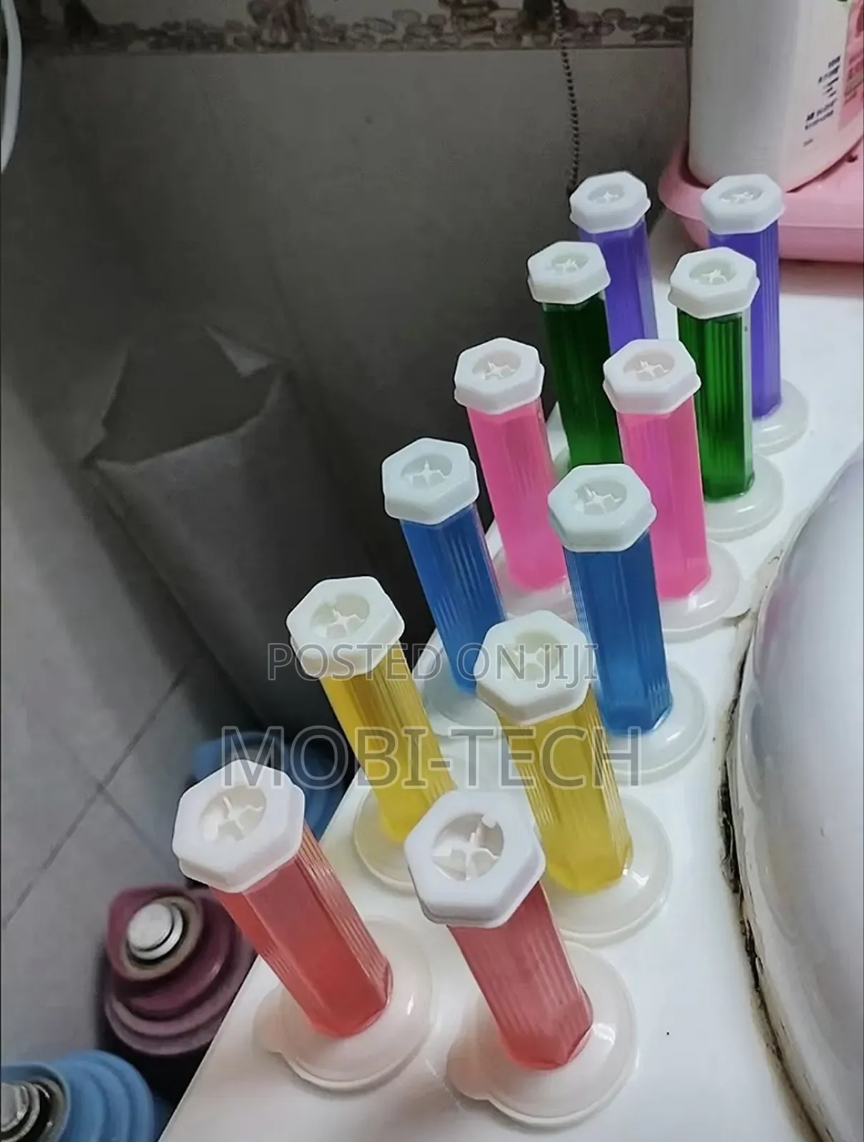 3 PCS Toilet Flower Stamp Gel.