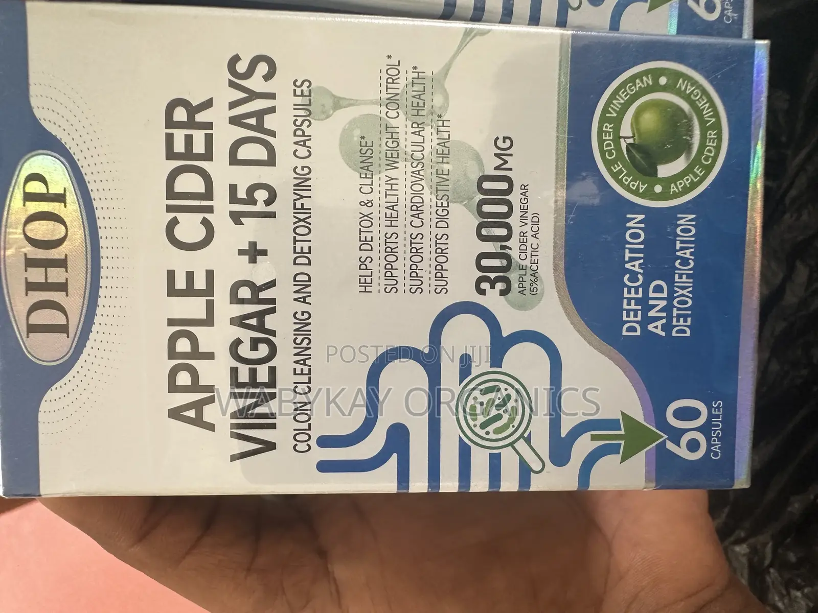 Apple Cider + 15 Days Colon Cleanse and Detox