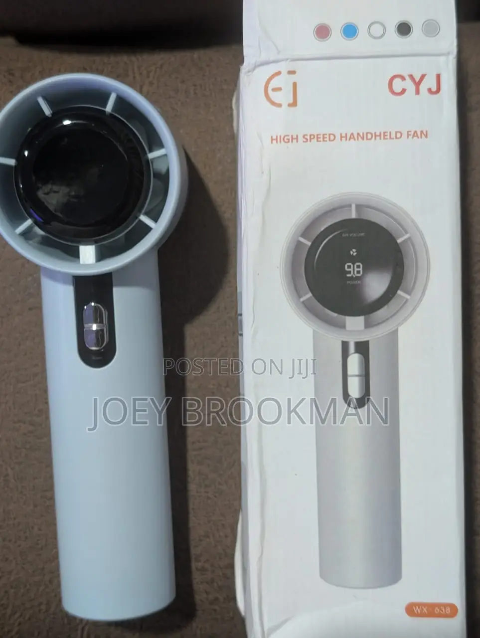 4000mah Portable Turbo Rechargeable Battery Fan