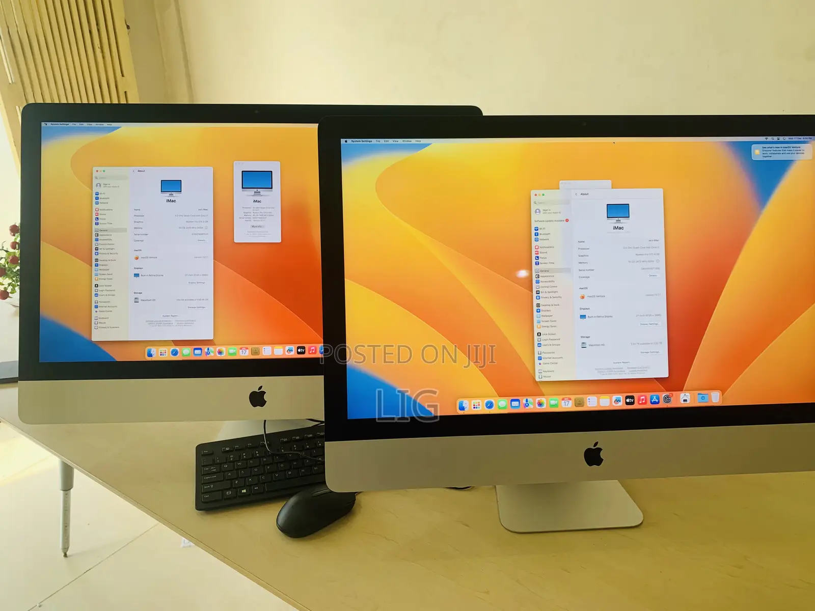 Desktop Computer Apple iMac 40GB Intel Core I7 SSD 512GB