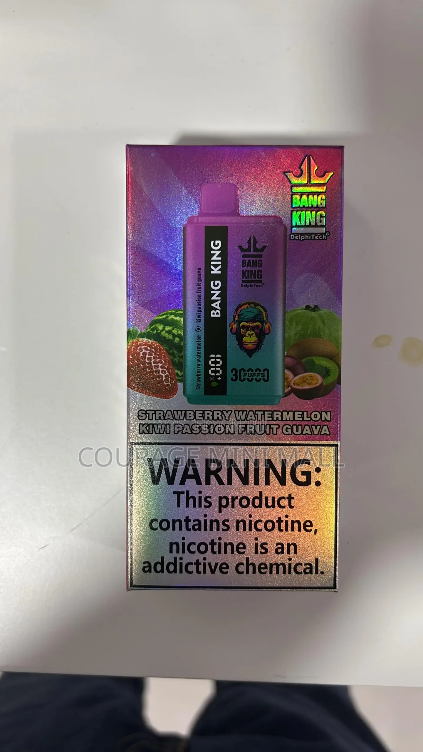 Bang King 30000 Puffs Rechargeable Vape Pen