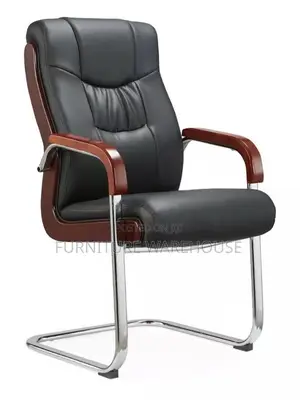 Premium Office Guest Chair With Cushioned Armrests