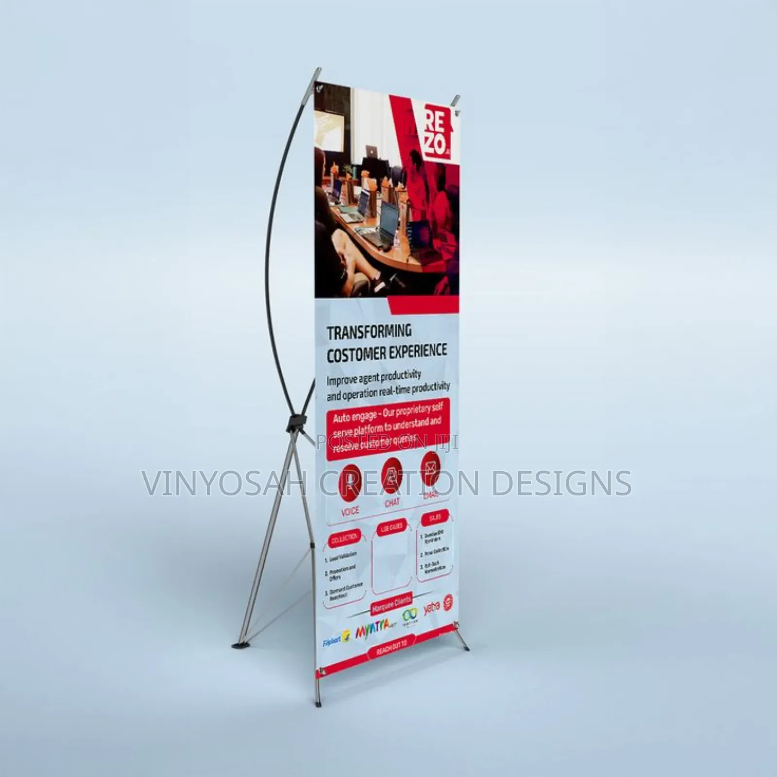 X Banner With Branding