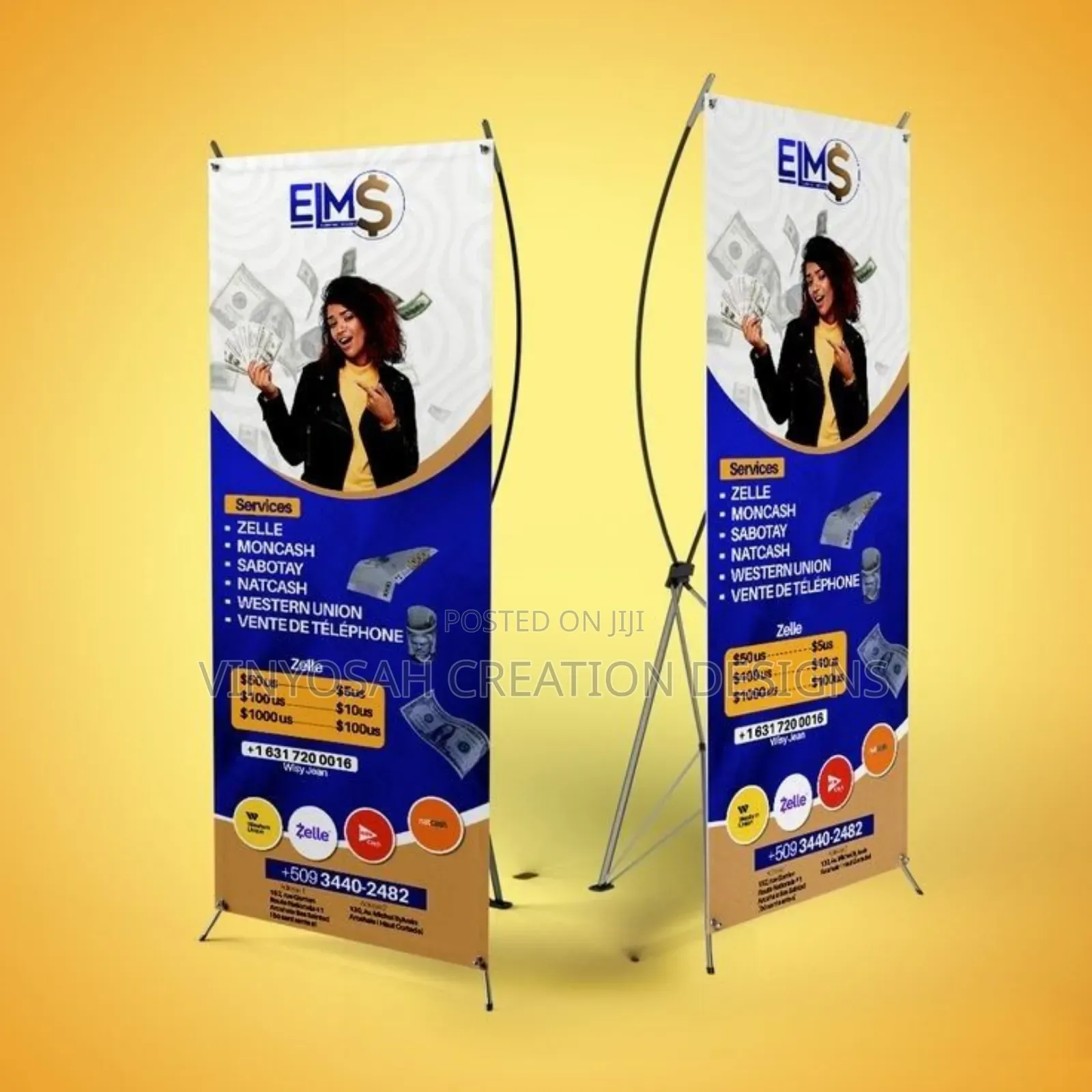 X Banner With Branding