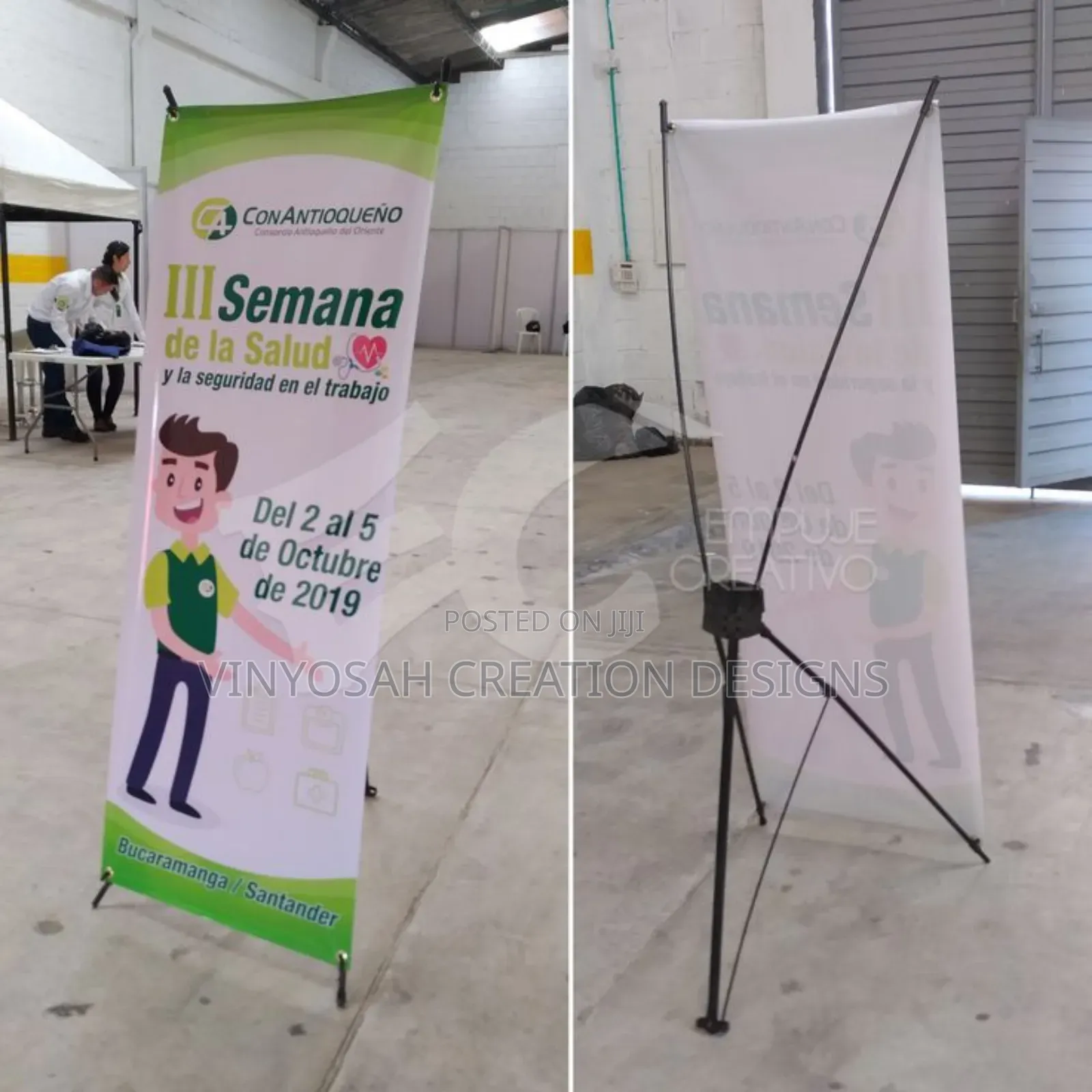 X Banner With Branding