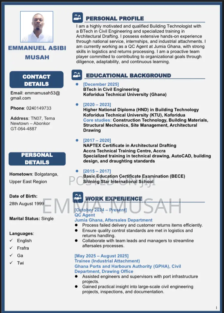 Logistics Transportation CV