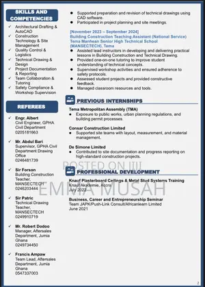 Logistics Transportation CV