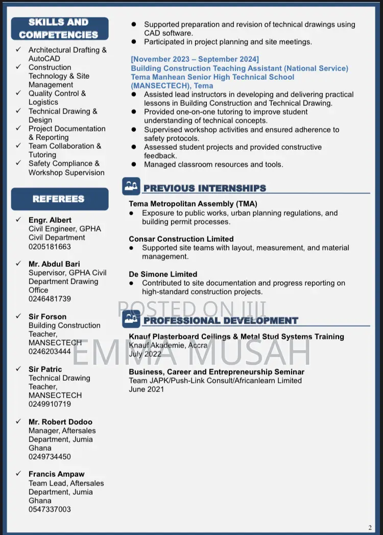 Logistics Transportation CV