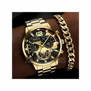 High-End Business Dress Watch Stainless Bracelet