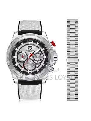 T5 Sliver Chronograph Watch For Men With An Interchangeable Strap