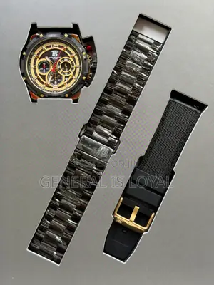 T5 H4327g Black Chronograph Watch For Men With Two Strap