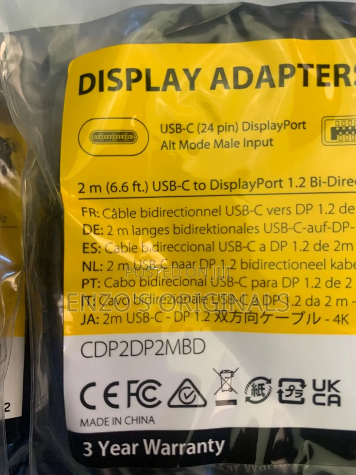 Usb-c To Display Port Type-c To Dp Startech Brand Thunderbolt To Dp