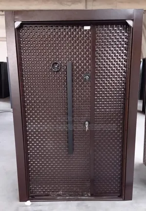 Waterproof Security Door, Full Metal, One and a Half, Brown