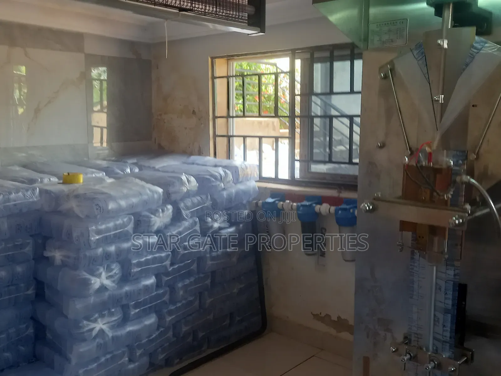 Sachet / Pure Water Company ( With 4 Bedrooms House Included) For Sale