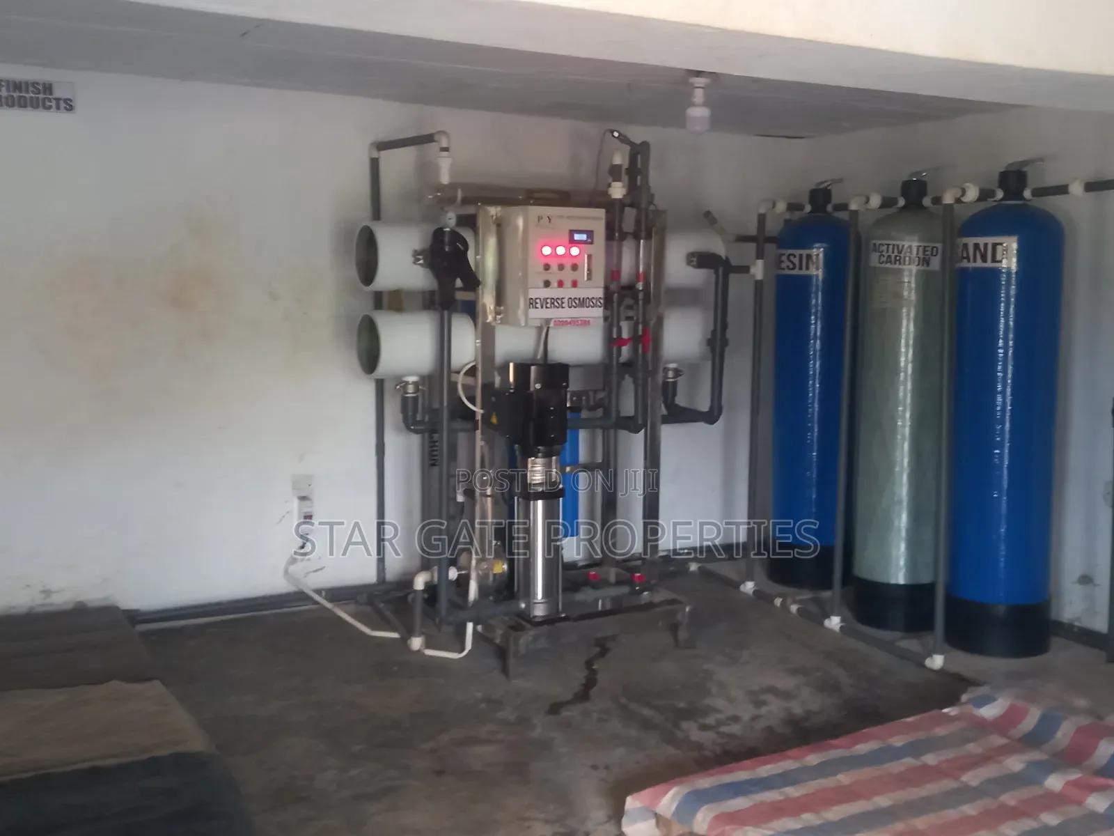 Sachet / Pure Water Company ( With 4 Bedrooms House Included) For Sale
