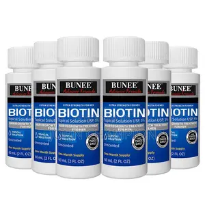 Minoxidil 5% Hair Growth Oil 60ml - Biotin