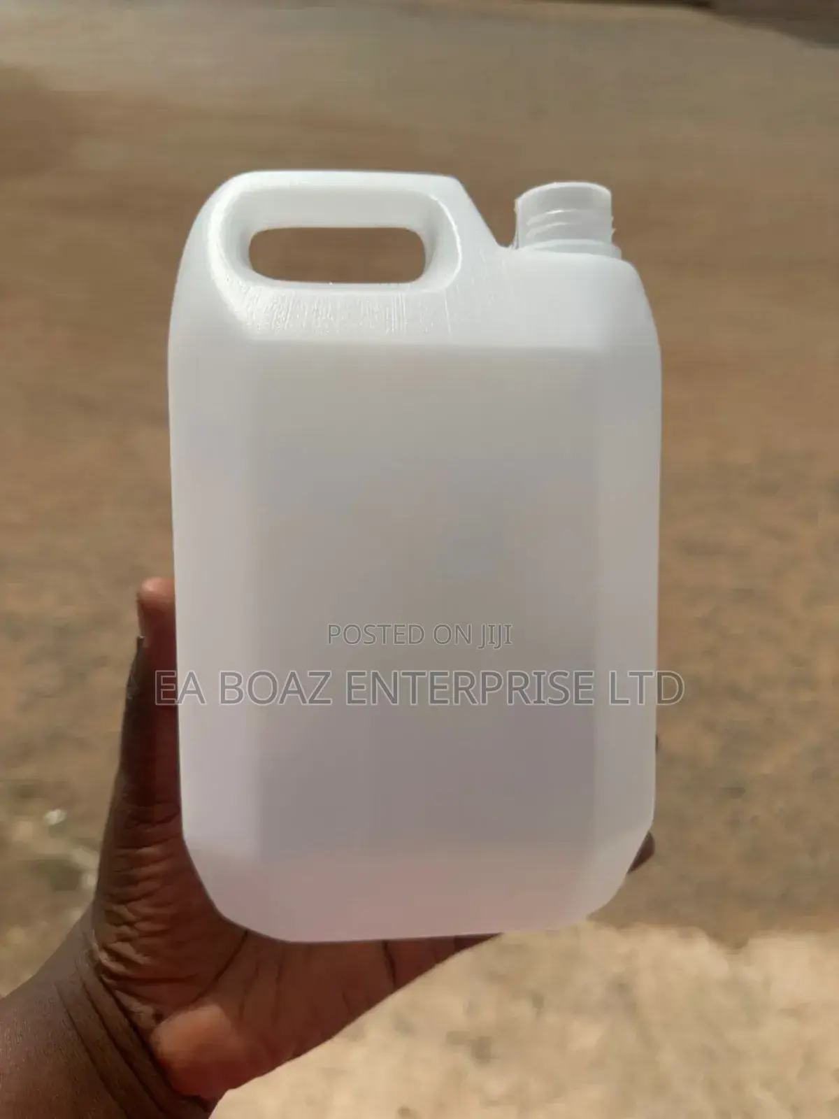 Wholesale 1litre Hpde Plastic Jerry Can Bottle White , 10pcs