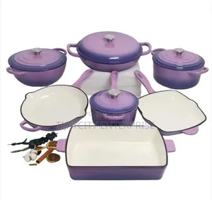 11pcs Cast Iron Cookware