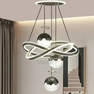 Black Luxury Pendant Led Hanging Chandelier