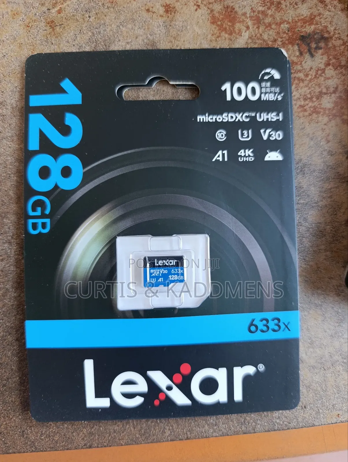 Lexar Micro Sd Card 128gig 100mbs, V30, 633x, Compatible