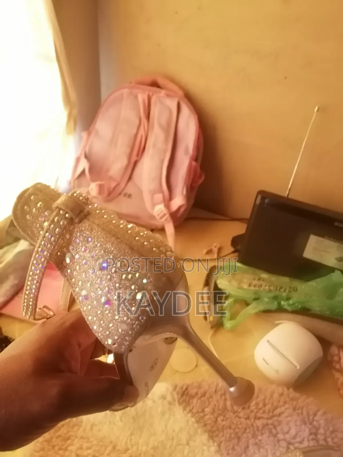 Ladies Golden Sandals