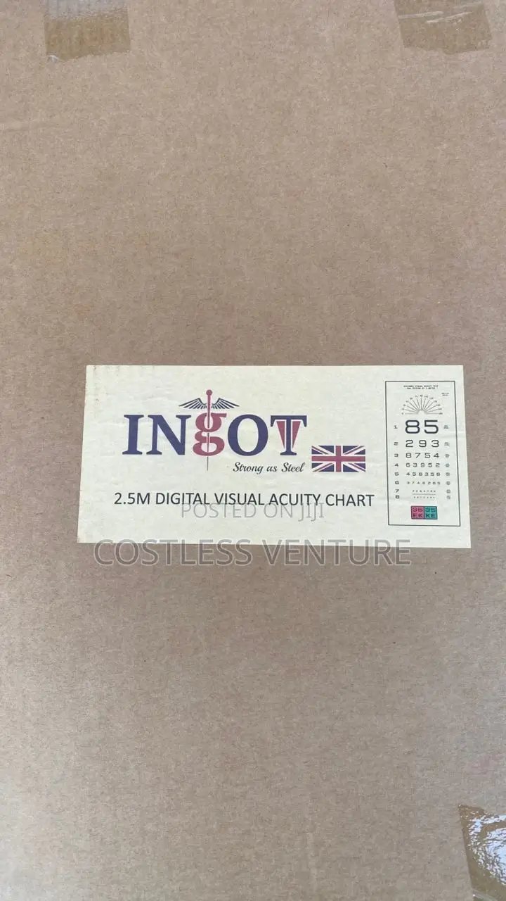 Ingot 2.5m Digital Numerical Visual Acuity Chart