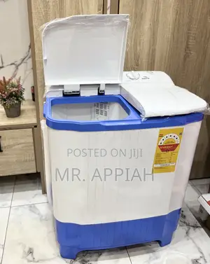 Brand New Zara 7kg Semi-Automatic Electric Washing Machine(White) 