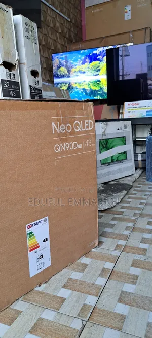 Samsung 43" Neo Qled Qn90d Ai Tv Uhd Smart Alexa Netflix Youtube